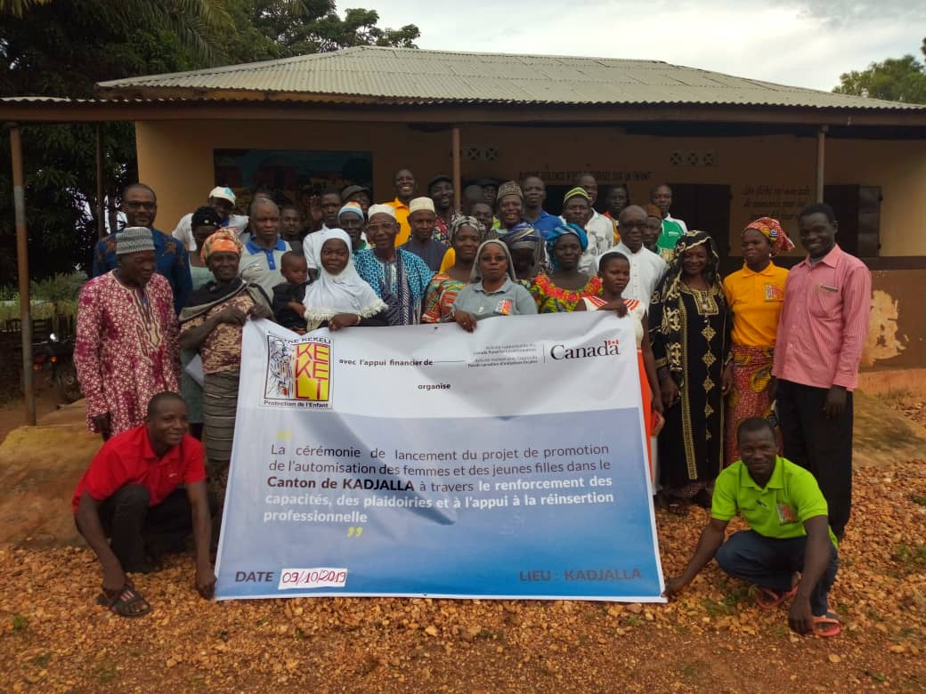 Les participants au lancement à Kadjalla